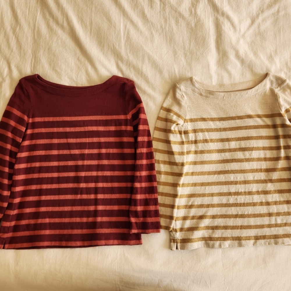 One Set Of Two (2) LOFT long-sleeved shirts S